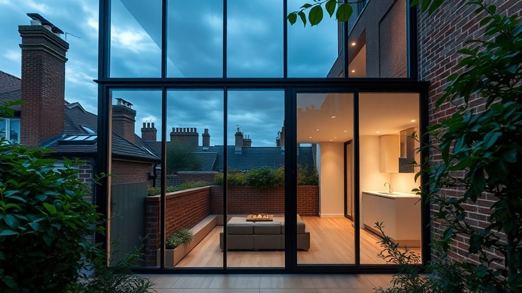 Glass Extension Walls Crouch End